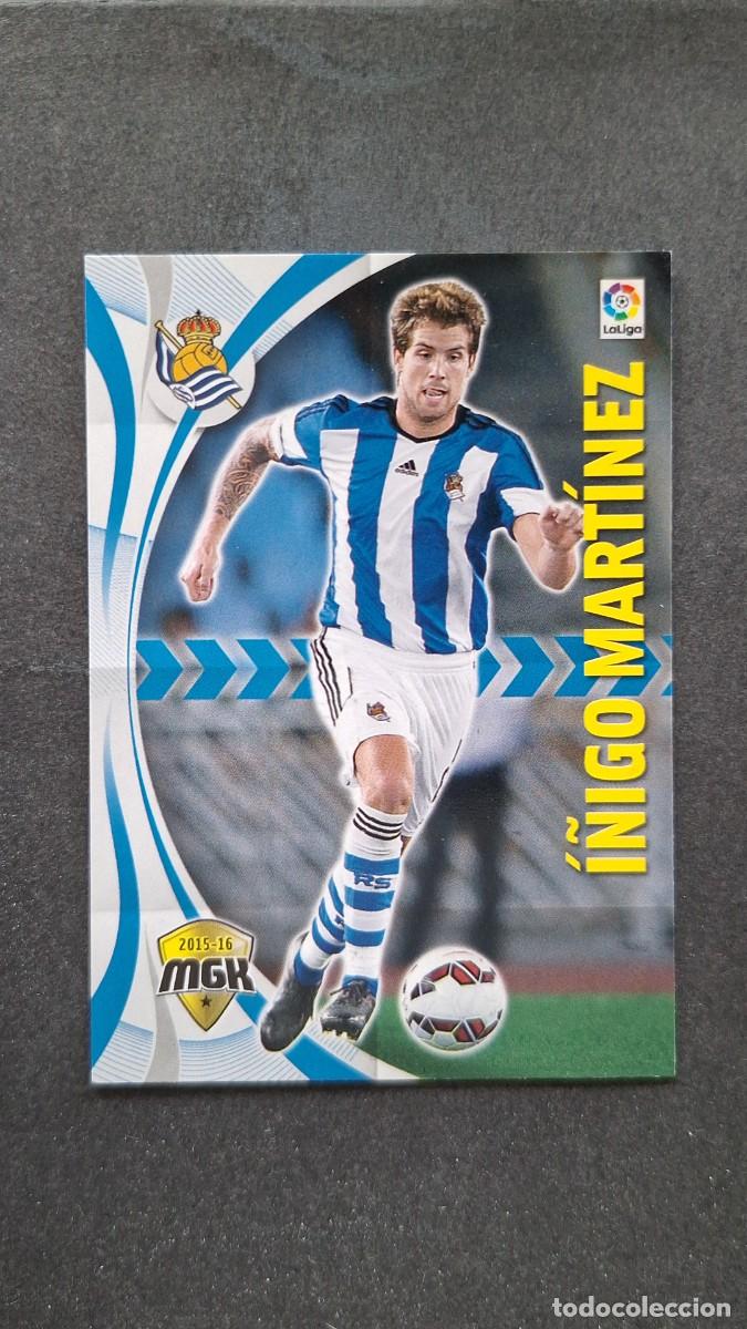 Fu&szlig;ball-Sticker: L1 I&Ntilde;IGO MARTINEZ REAL SOCIEDAD 414 PANINI MEGACRACKS 2015 2016 15 16