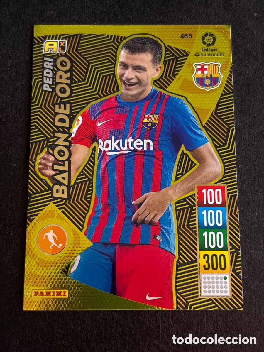Fu&szlig;ball-Sticker: 465 PEDRI ADRENALYN 21 22 PANINI 2021 22 BALON DE ORO