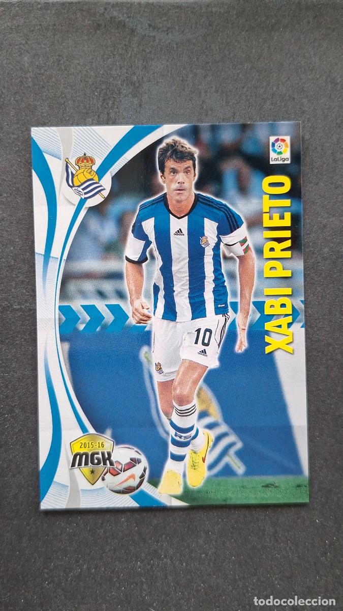 Cromos de Futebol: L1 XABI PRIETO REAL SOCIEDAD 420 PANINI MEGACRACKS 2015 2016 15 16