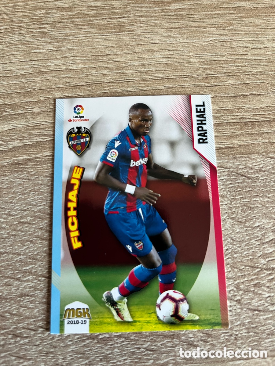 Cromos de Futebol: 345 RAPHAEL FICHAJE MEGACRACKS MGK 2018 2019 18 19 LEVANTE CF