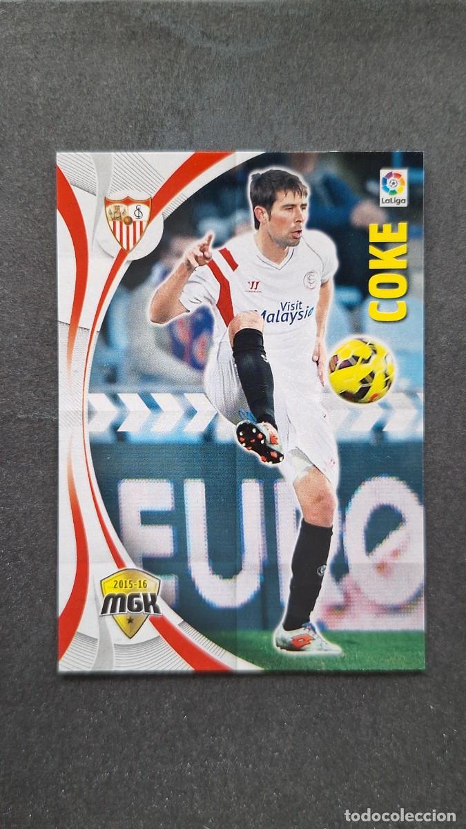 Cromos de f&uacute;tbol: L1 COKE SEVILLA F. C. 437 PANINI MEGACRACKS 2015 2016 15 16