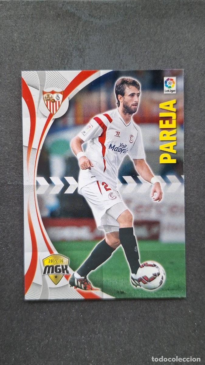 Cromos de f&uacute;tbol: L1 PAREJA SEVILLA F. C. 439 PANINI MEGACRACKS 2015 2016 15 16