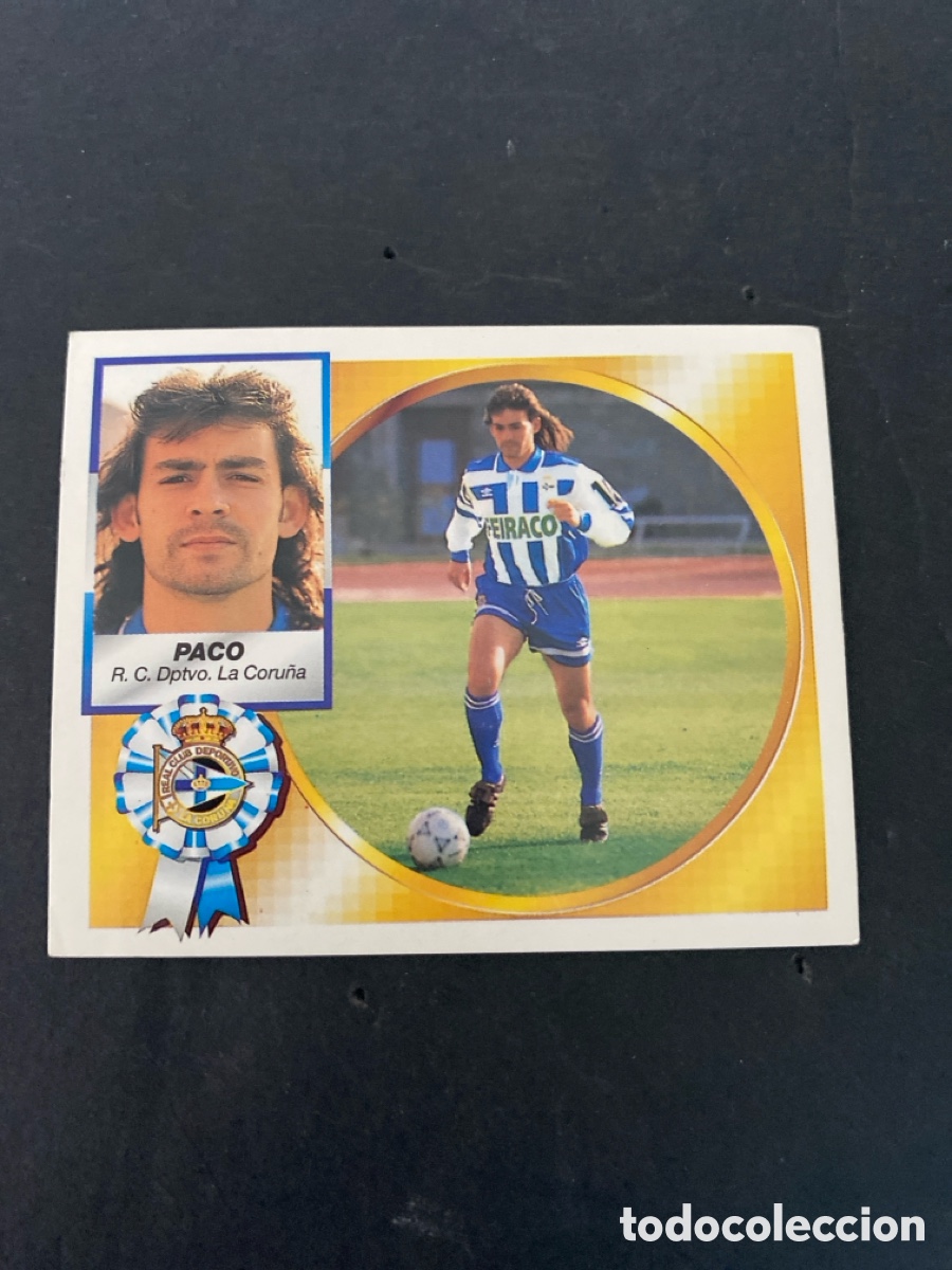 Cromos de f&uacute;tbol: Cromo liga 94/95 Dptvo. La Coru&ntilde;a nunca pegado
