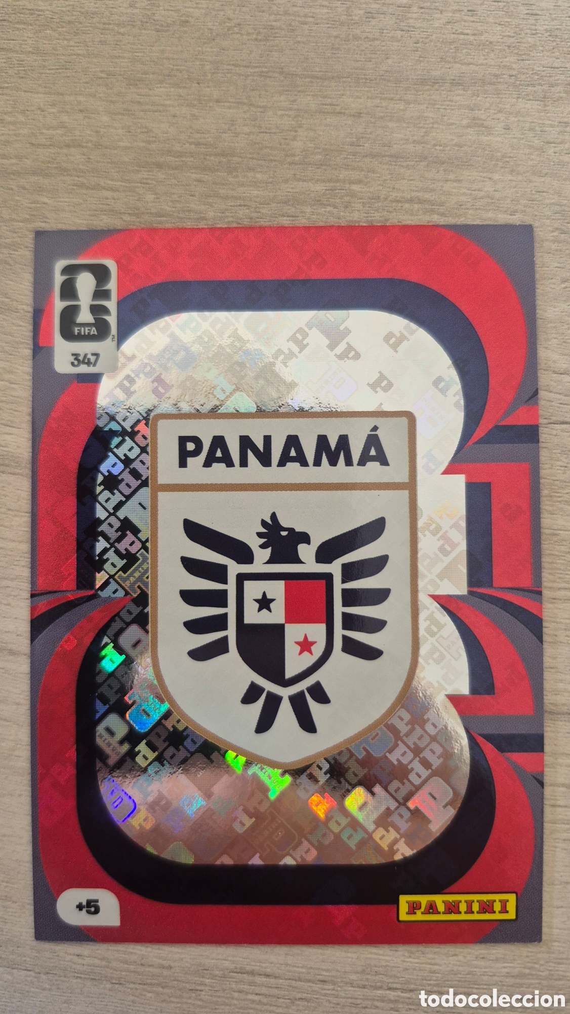 Figurine di Calcio: N&deg;347 Escudo Panam&aacute; Adrenalyn FIFA World Cup 26