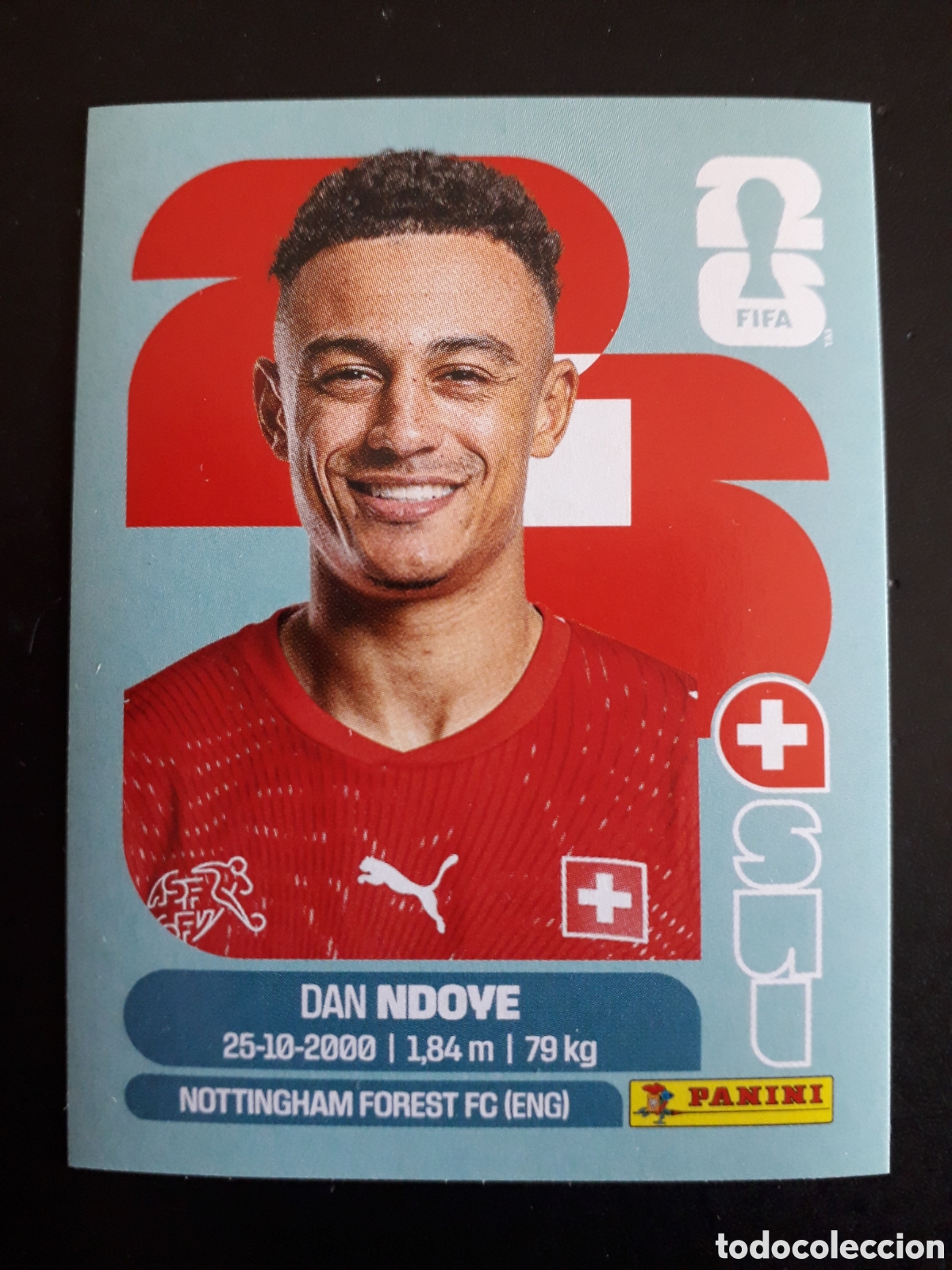 Cromos de Futebol: NDOVE SUIZA SUI 19 MUNDIAL F&Uacute;TBOL 2026 FIFA WORLD CUP PANINI SIN PEGAR PEDIDO M&Iacute;NIMO 3&euro;