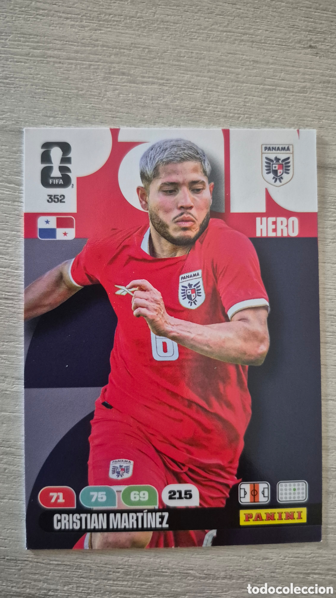 Cromos de Futebol: N&deg;352 Panama Cristian Mart&iacute;nez Adrenalyn FIFA World Cup 2026
