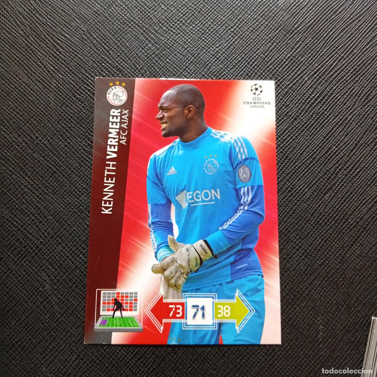 Figurine di Calcio: VERMEER AJAX ADRENALYN CHAMPIONS LEAGUE 2012 2013 FUTBOL 12 13 - A210 PG172