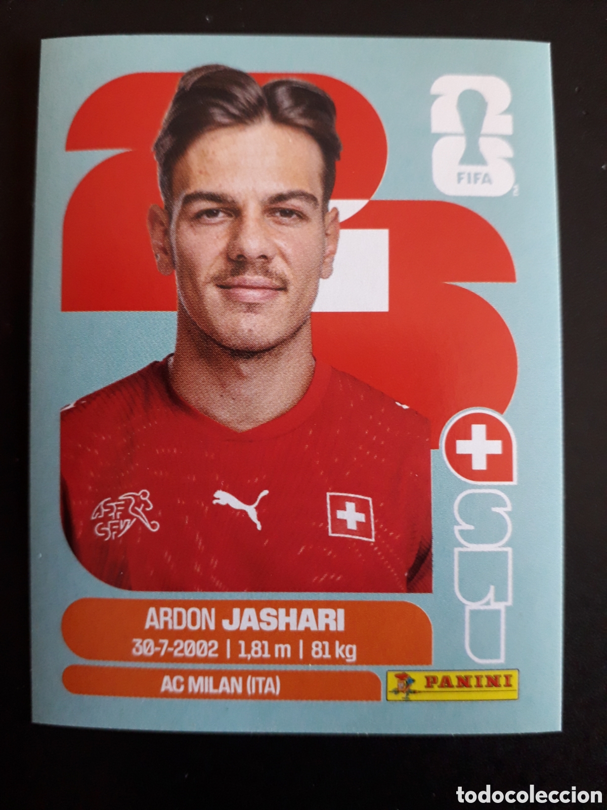 Figurine di Calcio: JASHARI SUIZA SUI 14 MUNDIAL F&Uacute;TBOL 2026 FIFA WORLD CUP PANINI SIN PEGAR PEDIDO M&Iacute;NIMO 3&euro;.