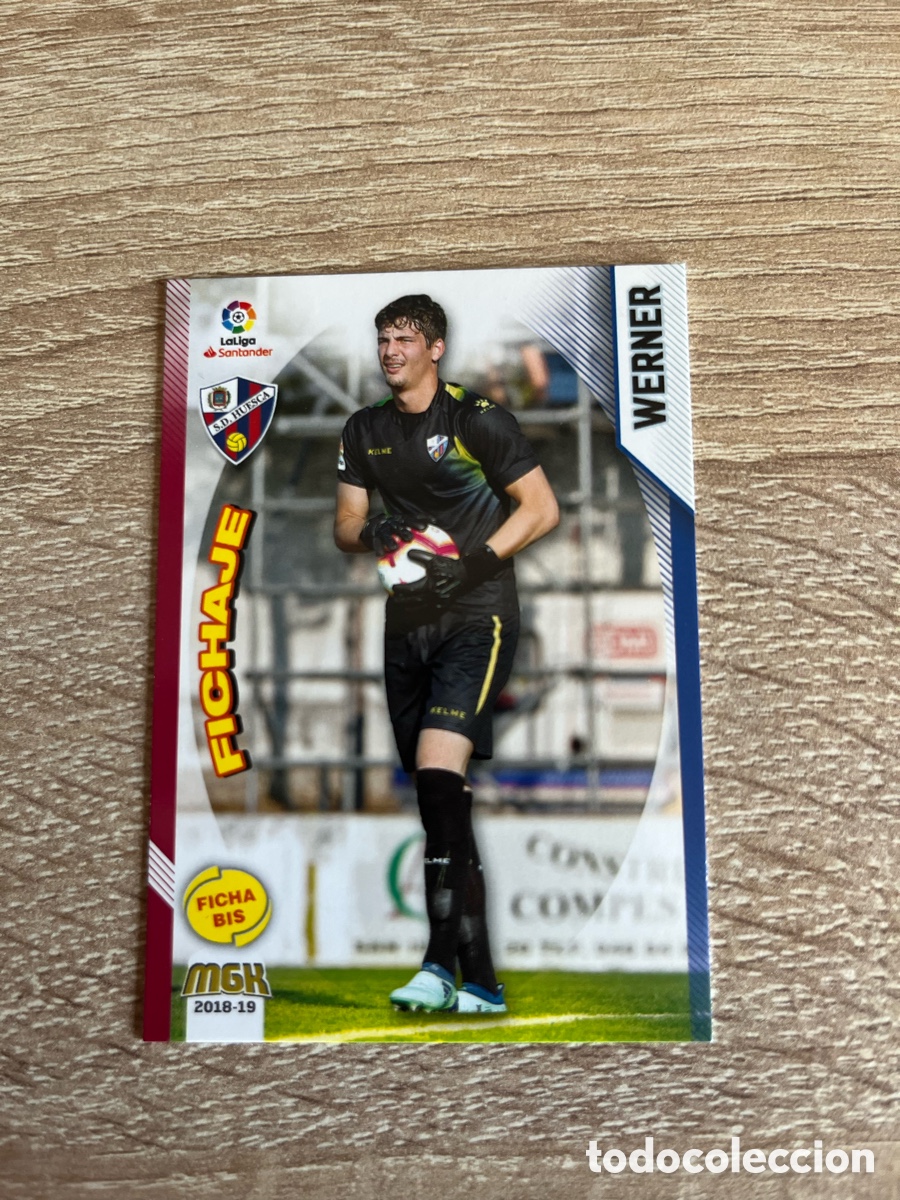 Figurine di Calcio: 272 WERNER FICHAJE MEGACRACKS MGK 2018 2019 18 19 HUESCA