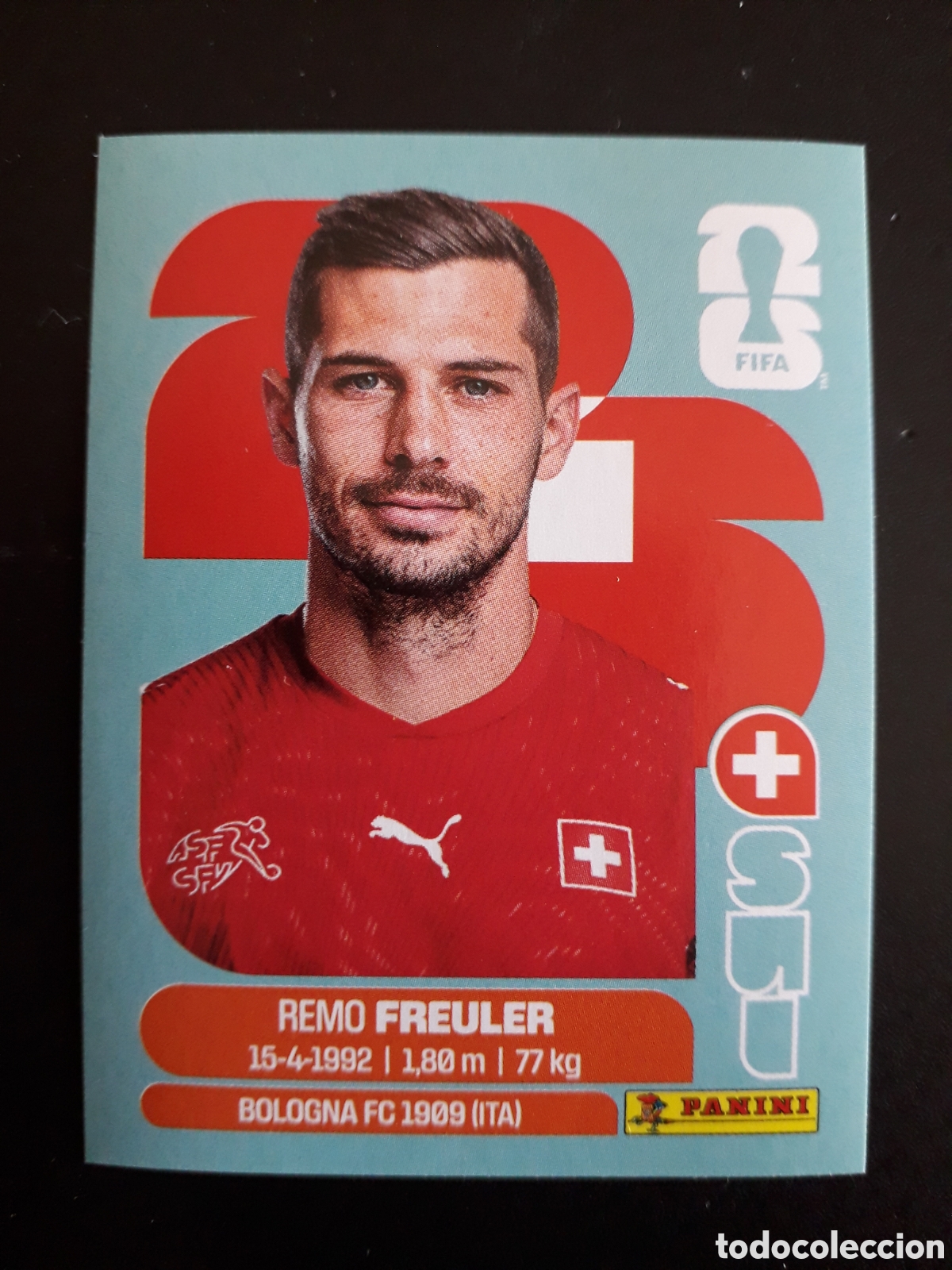 Figurine di Calcio: FREULER SUIZA SUI 11 MUNDIAL F&Uacute;TBOL 2026 FIFA WORLD CUP PANINI SIN PEGAR PEDIDO M&Iacute;NIMO 3&euro;.