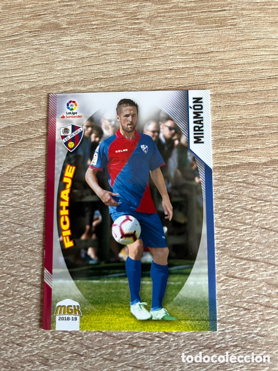 Figurine di Calcio: 274 MIRAM&Oacute;N FICHAJE MEGACRACKS MGK 2018 2019 18 19 HUESCA