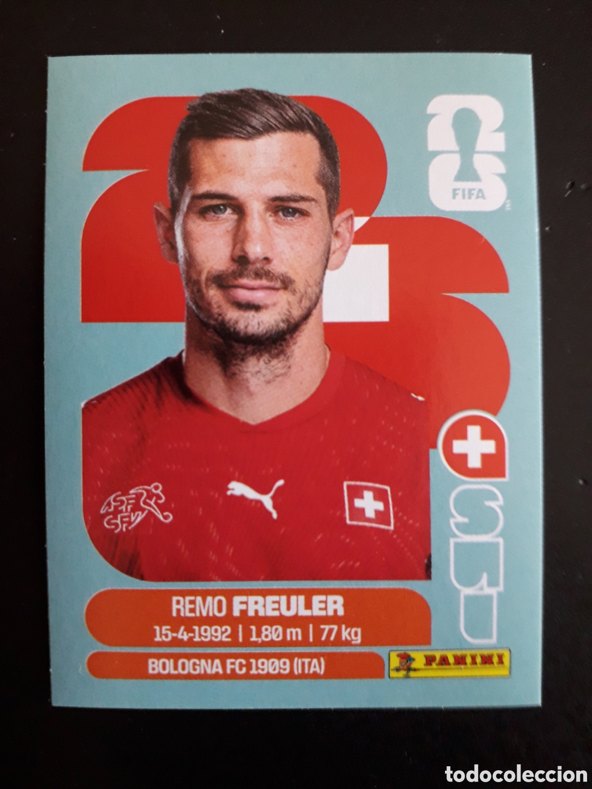 Cartes &agrave; collectionner de Football: FREULER SUIZA SUI 11 MUNDIAL F&Uacute;TBOL 2026 FIFA WORLD CUP PANINI SIN PEGAR PEDIDO M&Iacute;NIMO 3&euro;