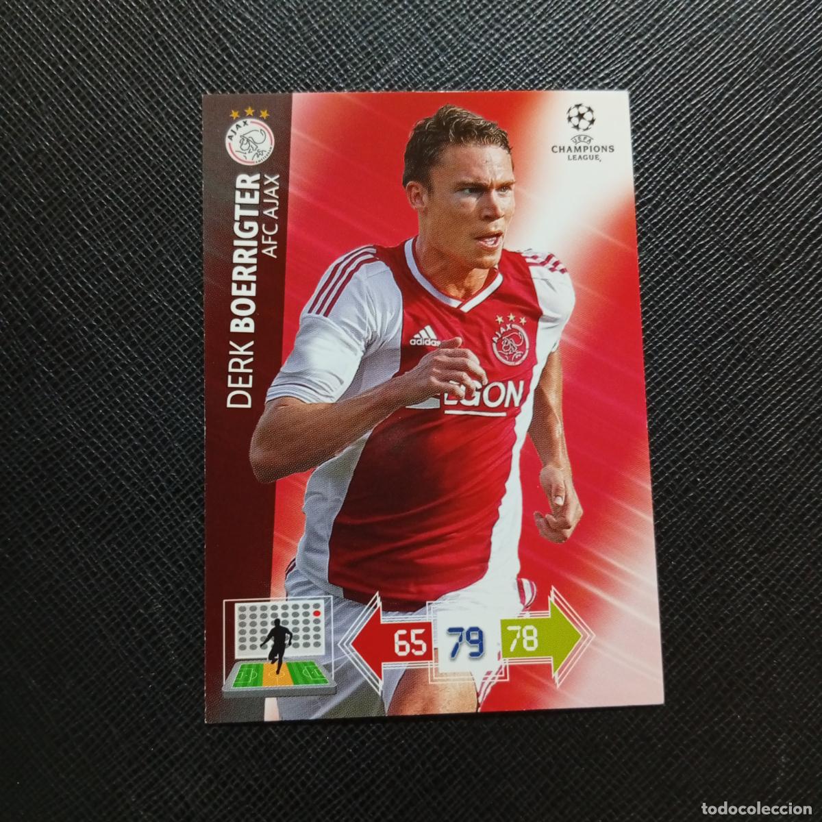 Cartes &agrave; collectionner de Football: BOERRIGTER AJAX ADRENALYN CHAMPIONS LEAGUE 2012 2013 FUTBOL 12 13 - A210 PG181 B
