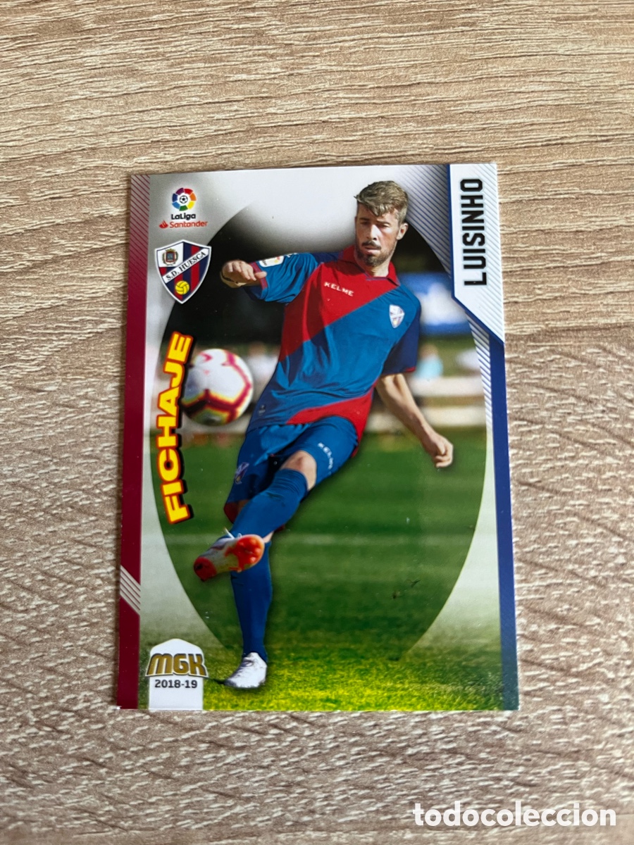 Cartes &agrave; collectionner de Football: 280 LUISINHO FICHAJE MEGACRACKS MGK 2018 2019 18 19 HUESCA
