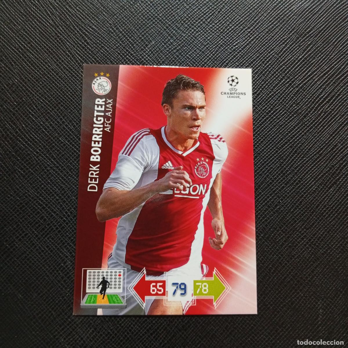 Cartes &agrave; collectionner de Football: BOERRIGTER AJAX ADRENALYN CHAMPIONS LEAGUE 2012 2013 FUTBOL 12 13 - A210 PG190