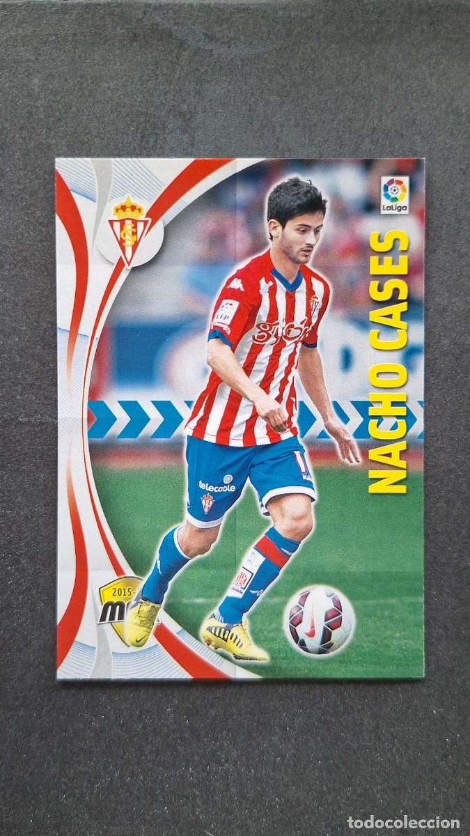 Cromos de f&uacute;tbol: L1 NACHO CASES SPORTING DE GIJON 470 PANINI MEGACRACKS 2015 2016 15 16