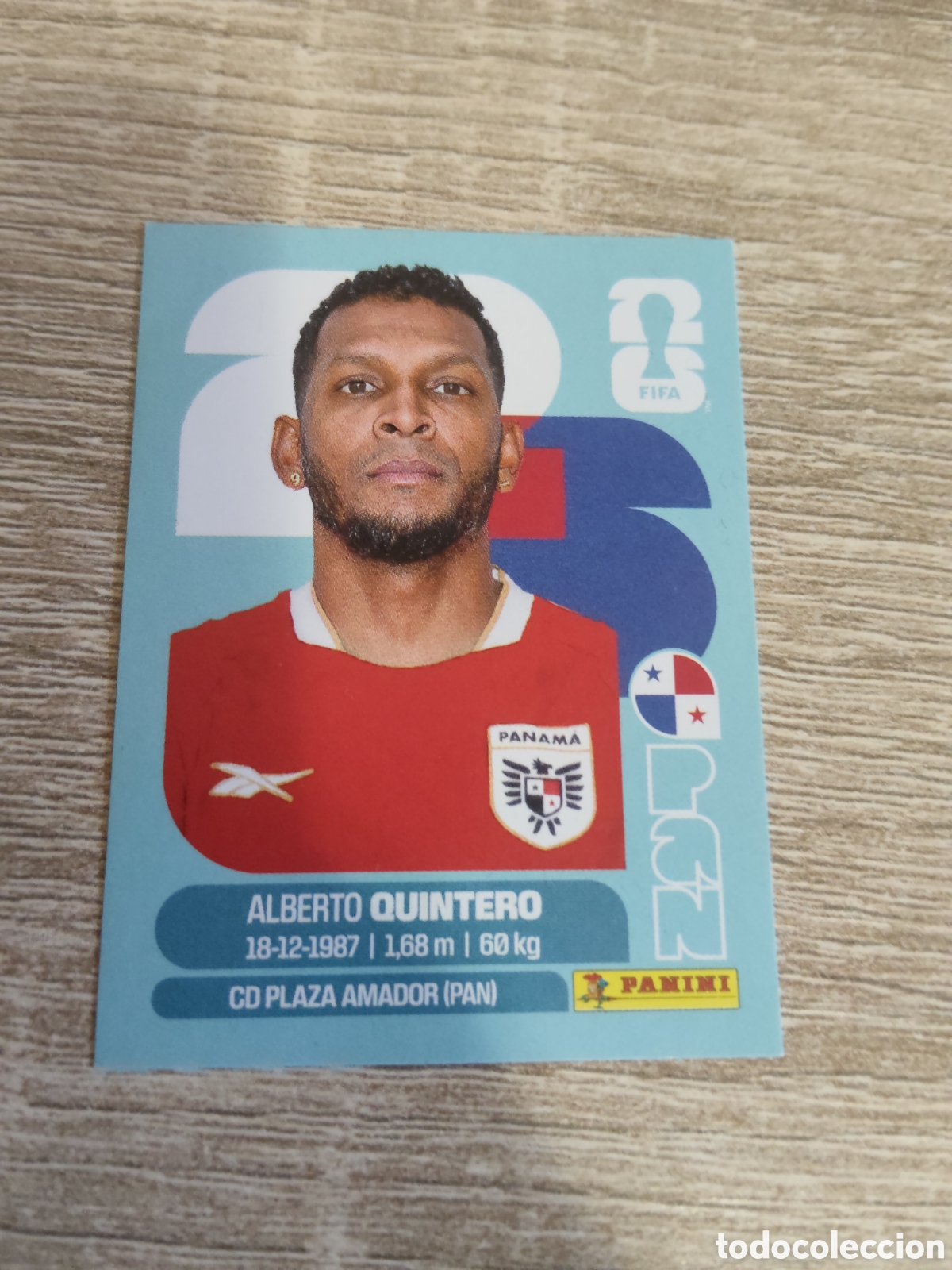 Cromos de Futebol: Panini mundial 2026 PAN 20 Alberto Quintero Panam&aacute;