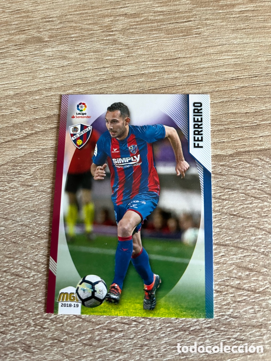 Fu&szlig;ball-Sticker: 285 FERREIRO MEGACRACKS MGK 2018 2019 18 19 HUESCA