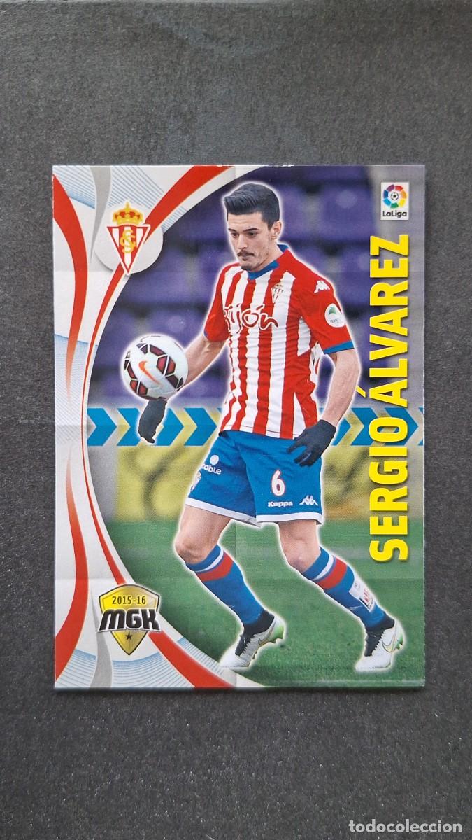 Fu&szlig;ball-Sticker: L1 SERGIO ALVAREZ SPORTING DE GIJON 472 PANINI MEGACRACKS 2015 2016 15 16