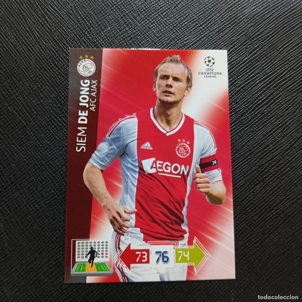 Fu&szlig;ball-Sticker: DE JONG AJAX ADRENALYN CHAMPIONS LEAGUE 2012 2013 FUTBOL 12 13 - A210 PG181