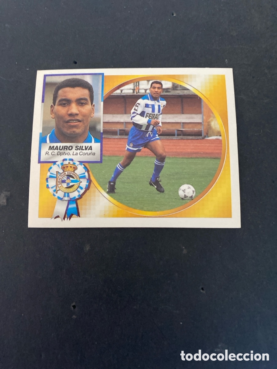 Fu&szlig;ball-Sticker: Cromo liga 94/95 Dptvo. La Coru&ntilde;a nunca pegado