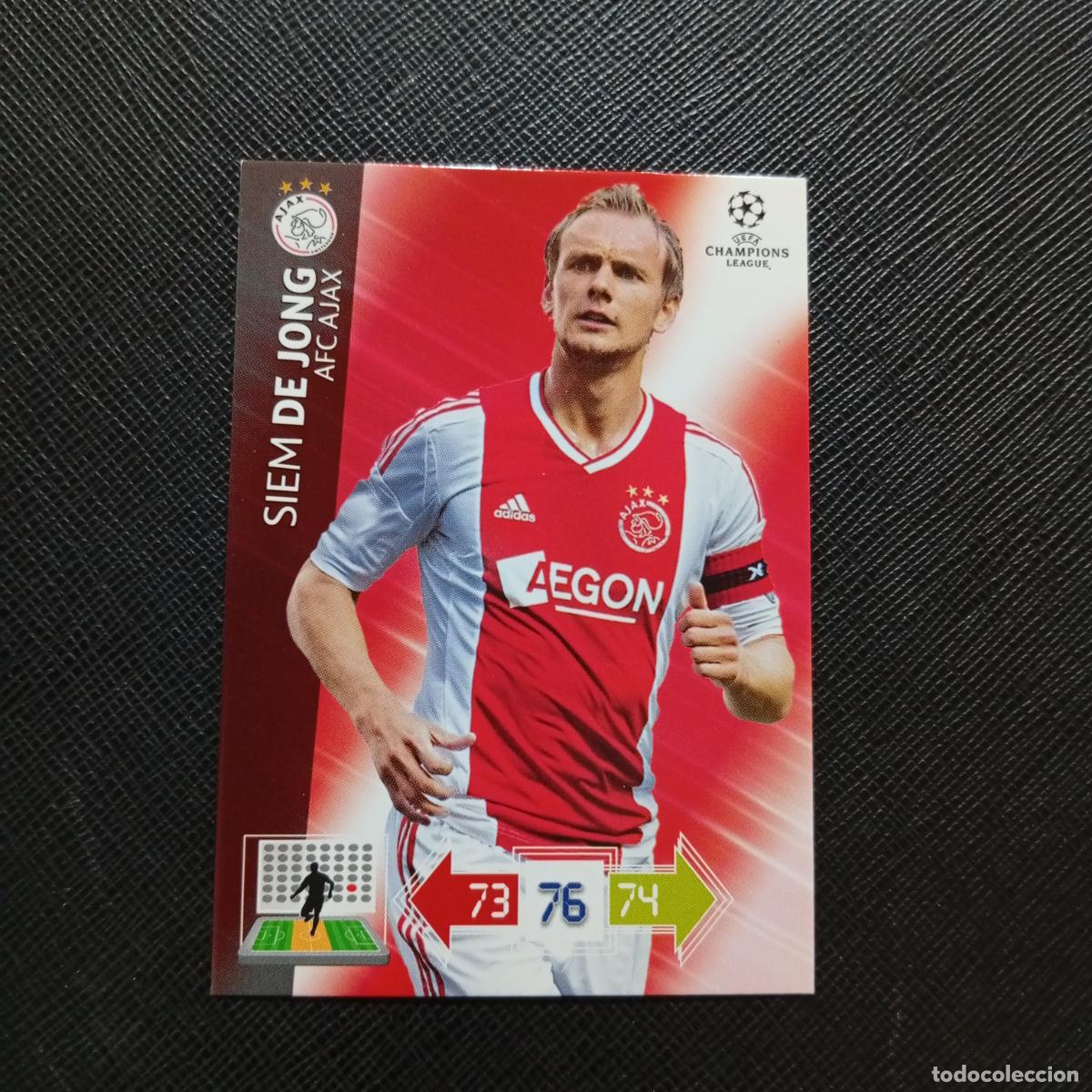 Fu&szlig;ball-Sticker: DE JONG AJAX ADRENALYN CHAMPIONS LEAGUE 2012 2013 FUTBOL 12 13 - A210 PG181 B