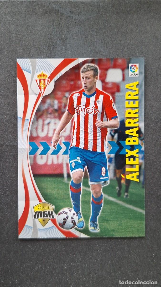 Fu&szlig;ball-Sticker: L1 ALEX BARRERA SPORTING DE GIJON 474 PANINI MEGACRACKS 2015 2016 15 16