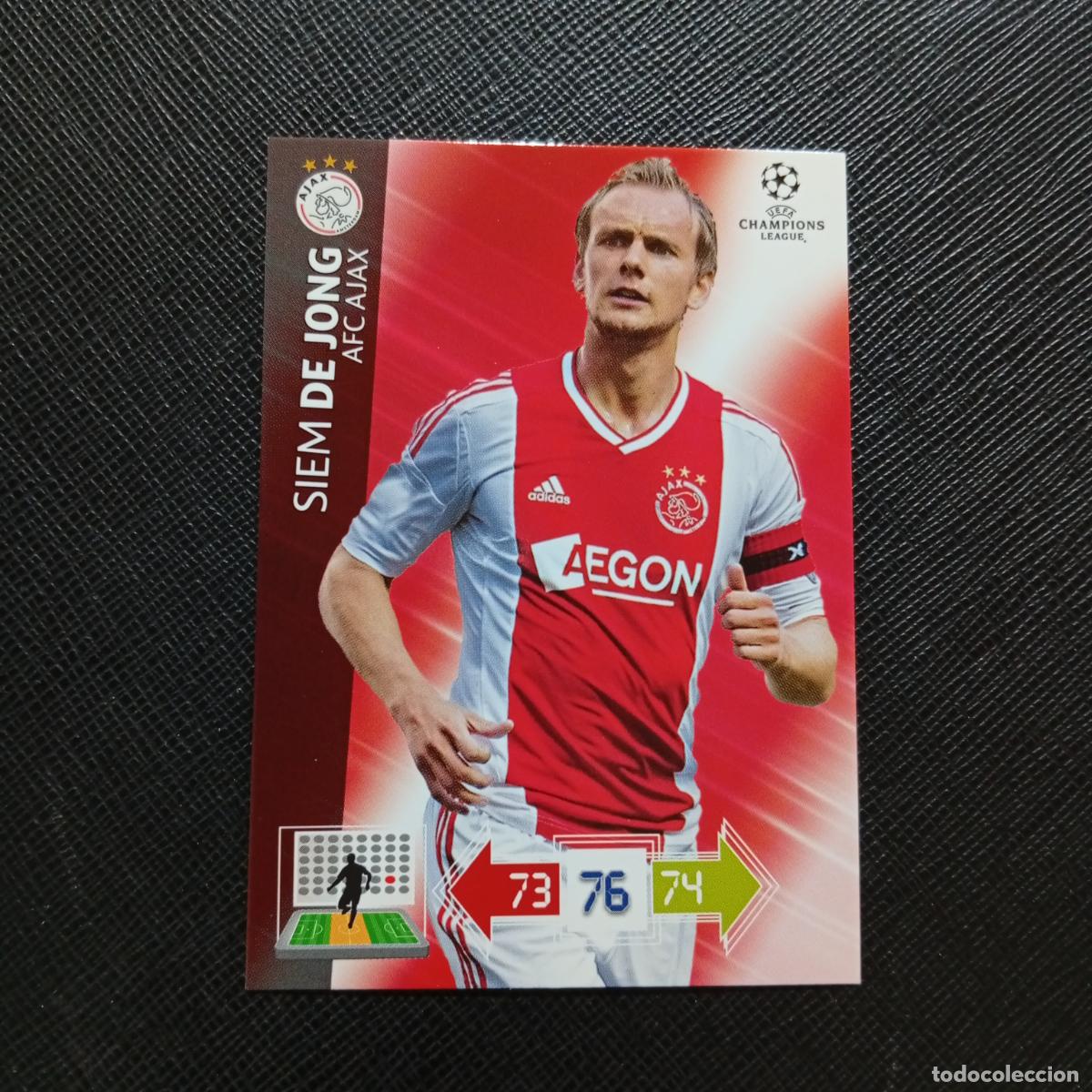Fu&szlig;ball-Sticker: DE JONG AJAX ADRENALYN CHAMPIONS LEAGUE 2012 2013 FUTBOL 12 13 - A210 PG190