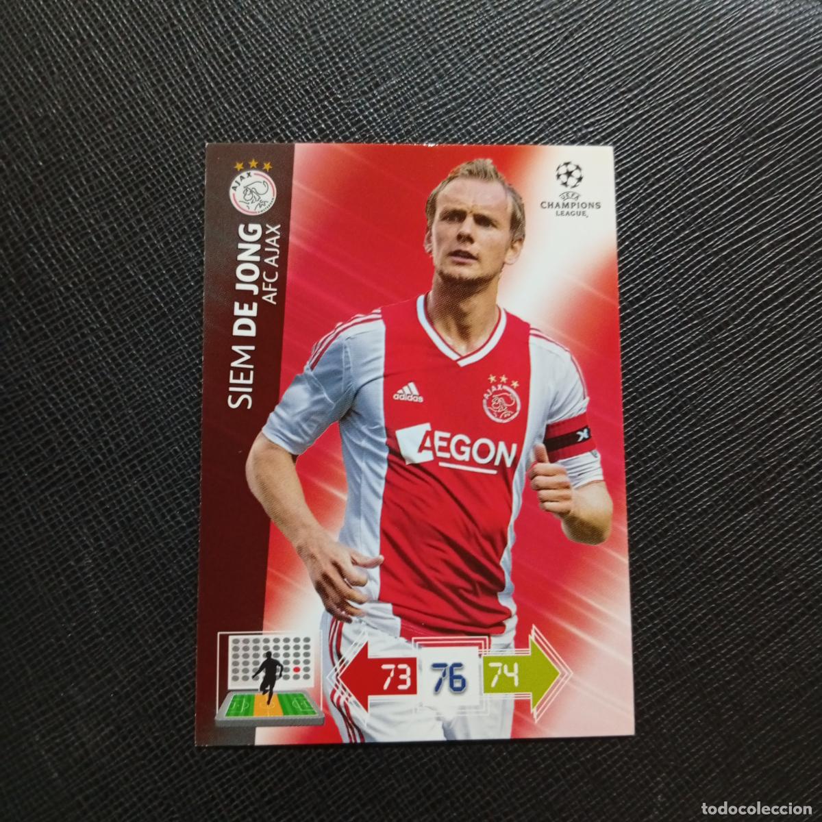 Fu&szlig;ball-Sticker: DE JONG AJAX ADRENALYN CHAMPIONS LEAGUE 2012 2013 FUTBOL 12 13 - A210 PG190 B