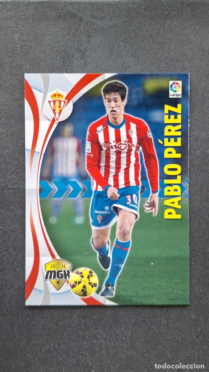Figurine di Calcio: L1 PABLO PEREZ SPORTING DE GIJON 475 PANINI MEGACRACKS 2015 2016 15 16
