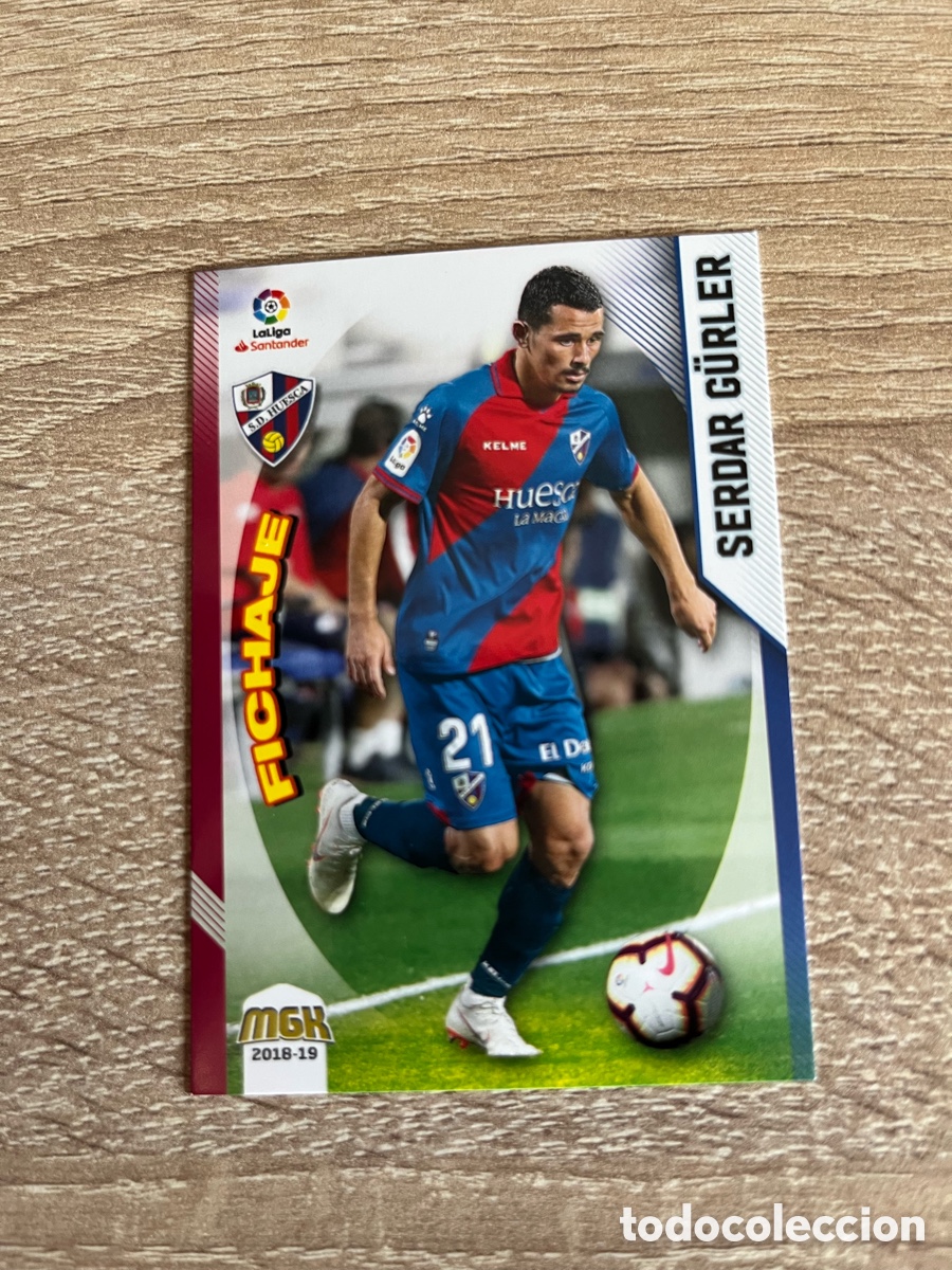 Cromos de f&uacute;tbol: 288 SERDAR GURLER G&Uuml;RLER FICHAJE MEGACRACKS MGK 2018 2019 18 19 HUESCA