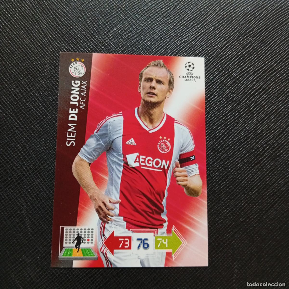 Cromos de f&uacute;tbol: DE JONG AJAX ADRENALYN CHAMPIONS LEAGUE 2012 2013 FUTBOL 12 13 - A210 PG199 B