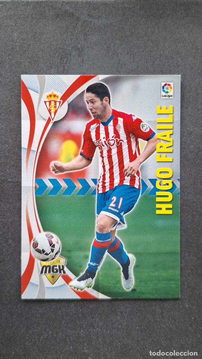 Cromos de f&uacute;tbol: L1 HUGO FRAILE SPORTING DE GIJON 477 PANINI MEGACRACKS 2015 2016 15 16