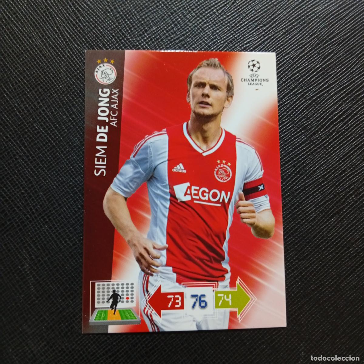 Cromos de f&uacute;tbol: DE JONG AJAX ADRENALYN CHAMPIONS LEAGUE 2012 2013 FUTBOL 12 13 - A210 PG208