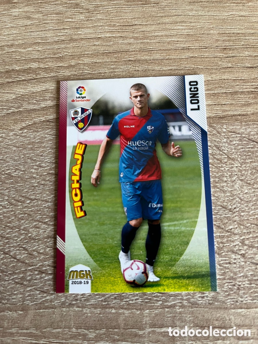 Cromos de f&uacute;tbol: 289 LONGO FICHAJE MEGACRACKS MGK 2018 2019 18 19 HUESCA