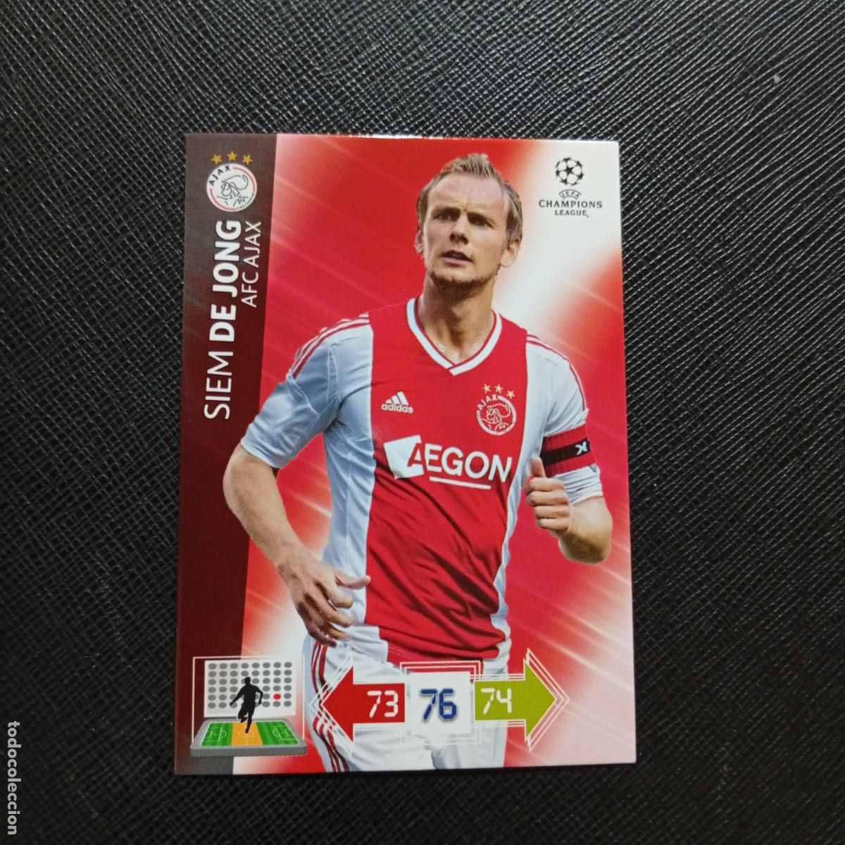 Cromos de f&uacute;tbol: DE JONG AJAX ADRENALYN CHAMPIONS LEAGUE 2012 2013 FUTBOL 12 13 - A210 PG217