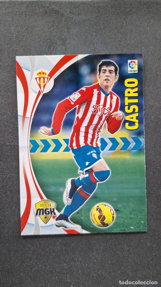 Cromos de f&uacute;tbol: L1 CASTRO SPORTING DE GIJON 479 PANINI MEGACRACKS 2015 2016 15 16
