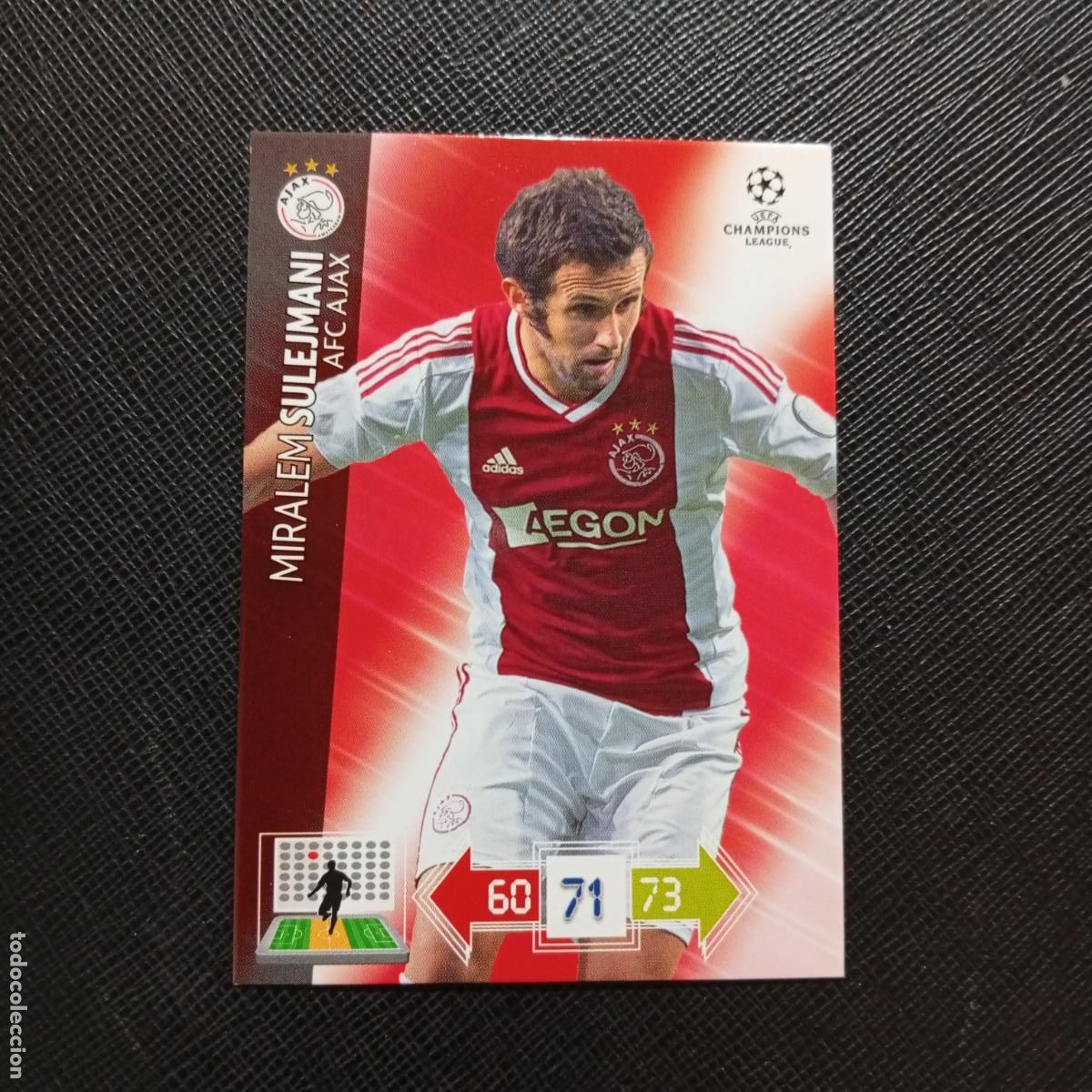 Figurine di Calcio: SULEJMANI AJAX ADRENALYN CHAMPIONS LEAGUE 2012 2013 FUTBOL 12 13 - A210 PG217 B