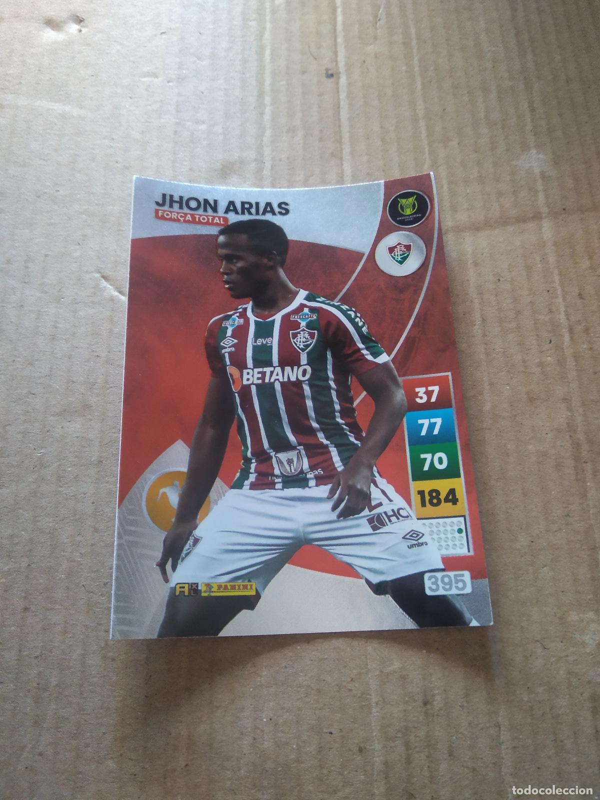 Figurine di Calcio: 395 JHON ARIAS FLUMINENSE CROMO FUTBOL PANINI ADRENALYN LIGA BRASIL 2023 BRASILEIRAO