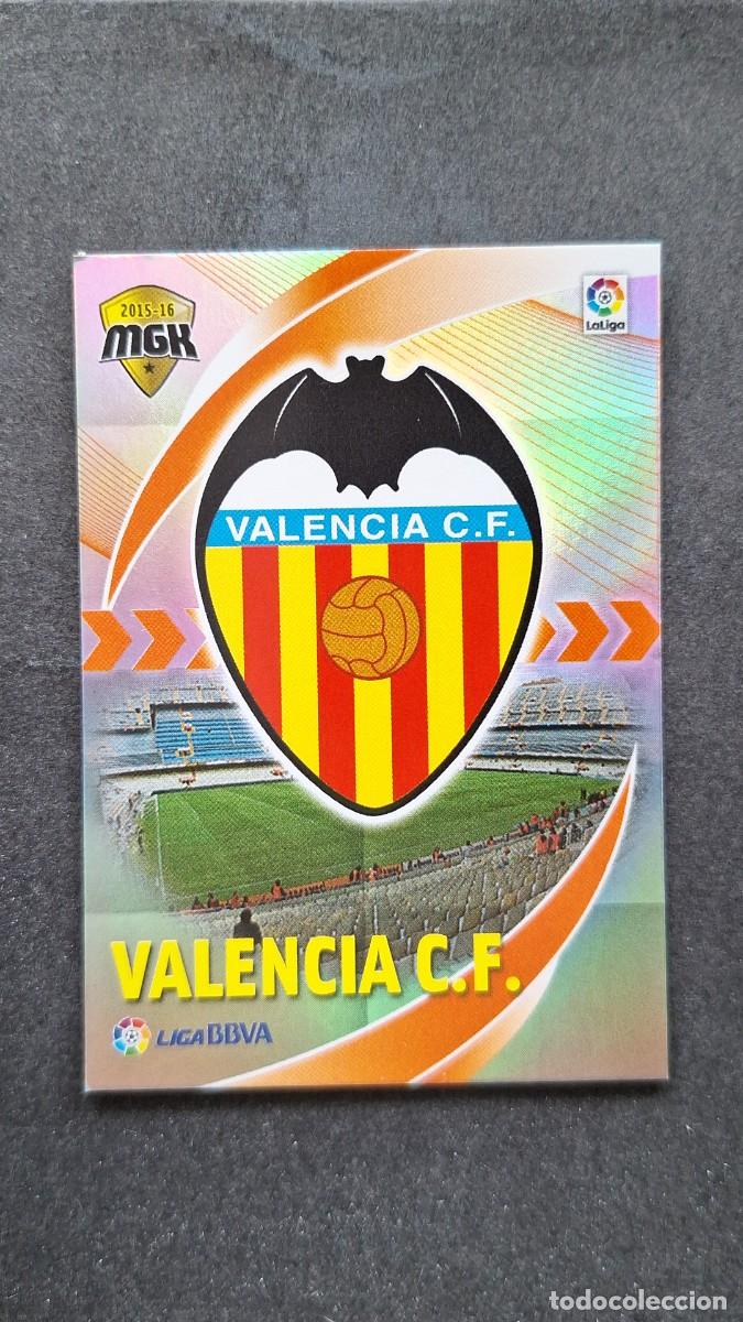 Figurine di Calcio: L1 ESCUDO VALENCIA C. F. 487 PANINI MEGACRACKS 2015 2016 15 16