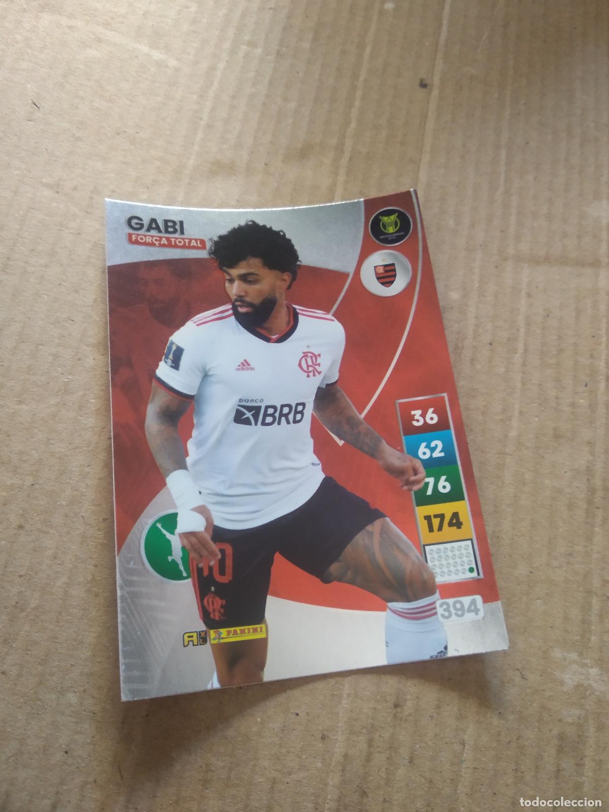 Figurine di Calcio: 394 GABIGOL GABI GABRIEL BARBOSA FLAMENGO CROMO FUTBOL PANINI ADRENALYN LIGA BRASIL 2023 BRASILEIRAO