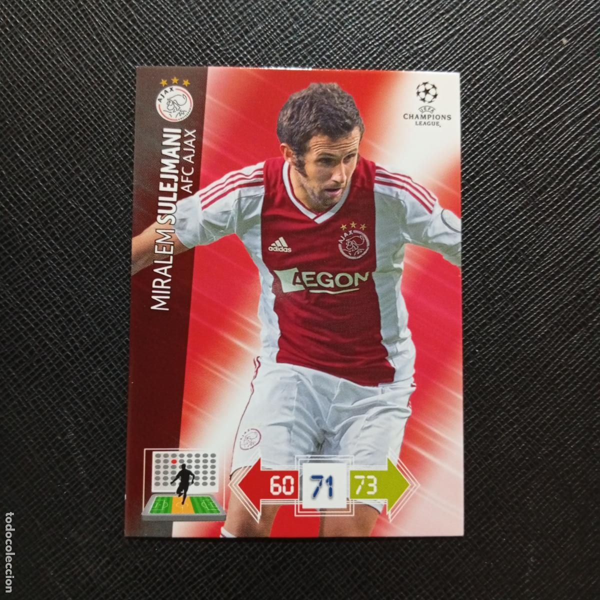 Figurine di Calcio: SULEJMANI AJAX ADRENALYN CHAMPIONS LEAGUE 2012 2013 FUTBOL 12 13 - A210 PG190