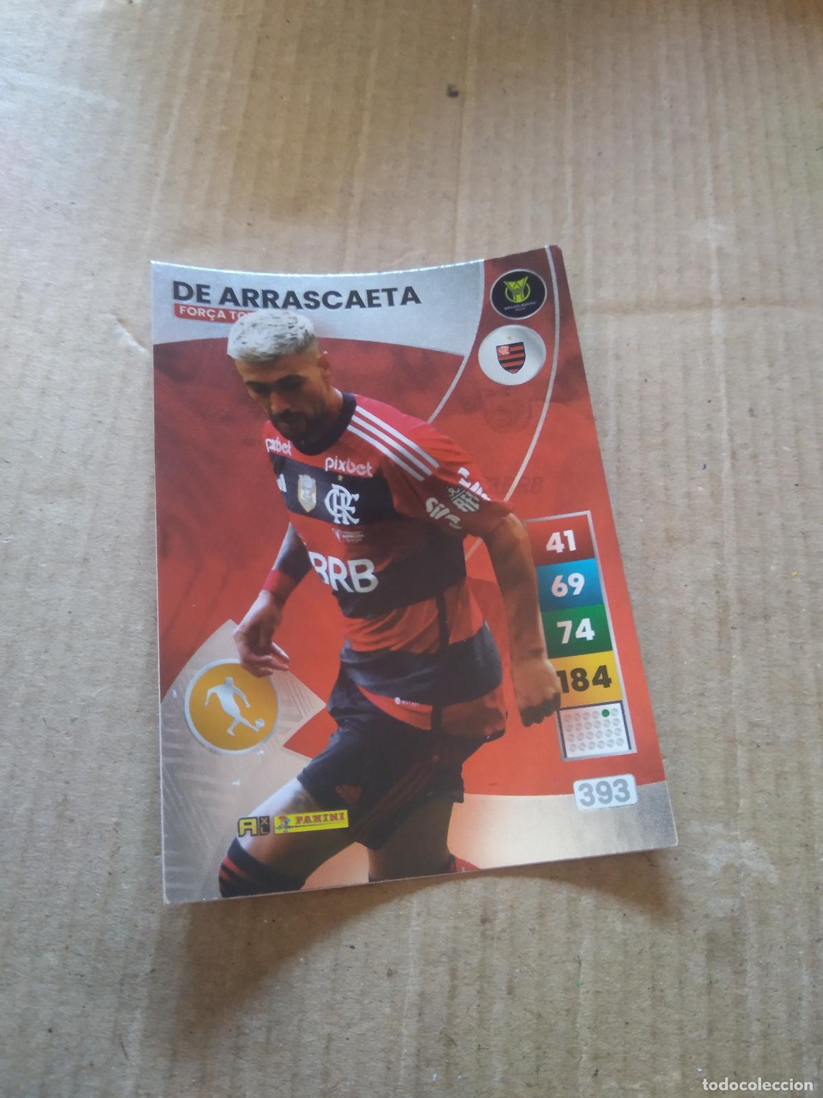 Fu&szlig;ball-Sticker: 393 DE ARRASCAETA FLAMENGO CROMO FUTBOL PANINI ADRENALYN LIGA BRASIL 2023 BRASILEIRAO