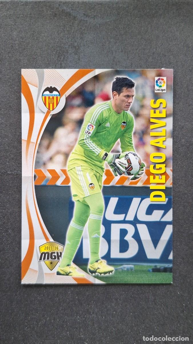 Fu&szlig;ball-Sticker: L1 DIEGO ALVES VALENCIA C. F. 489 PANINI MEGACRACKS 2015 2016 15 16