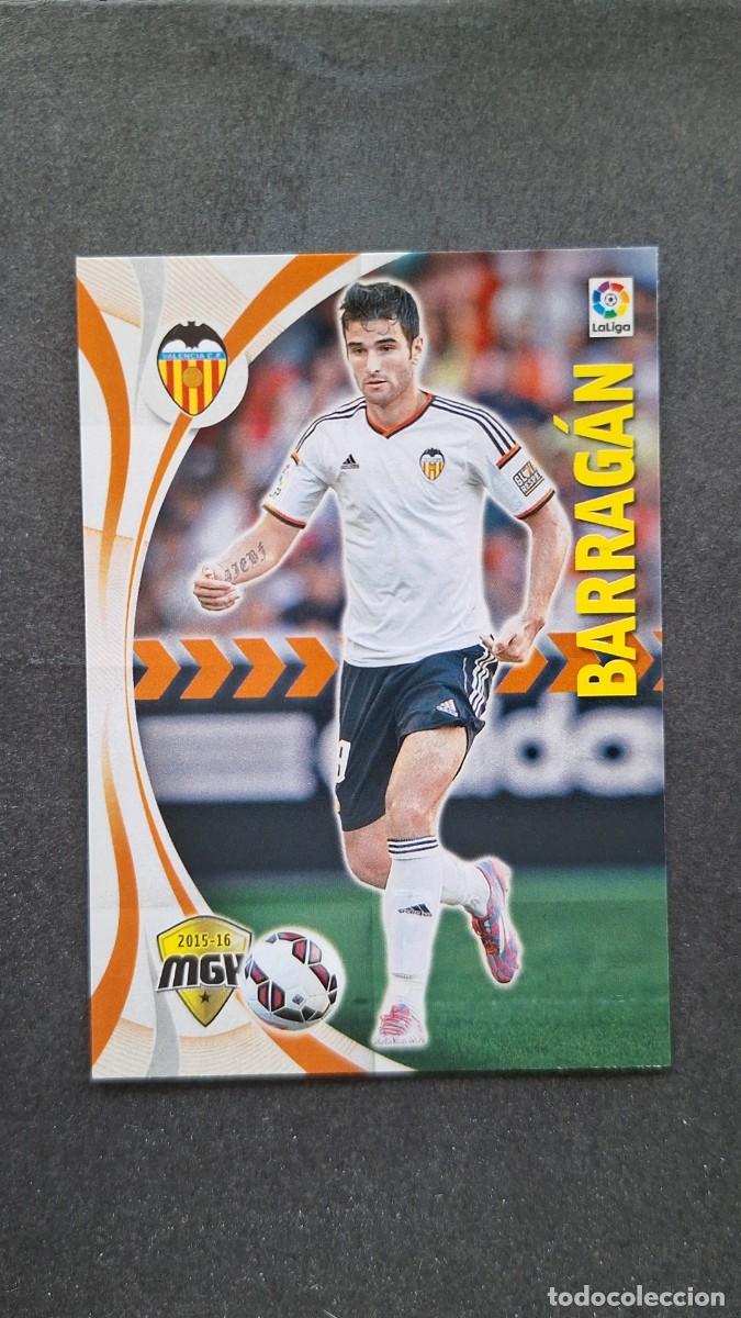 Fu&szlig;ball-Sticker: L1 BARRAGAN VALENCIA C. F. 491 PANINI MEGACRACKS 2015 2016 15 16