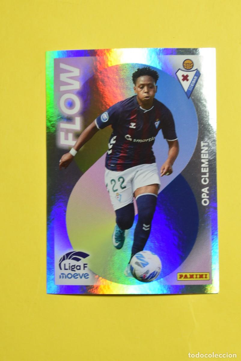 Figurine di Calcio: Cromo Liga Femenina. Liga F. Moeve. 2025 2026. 25 26. Opa Clement. Eibar. N. &ordm; 360. Flow. Panini