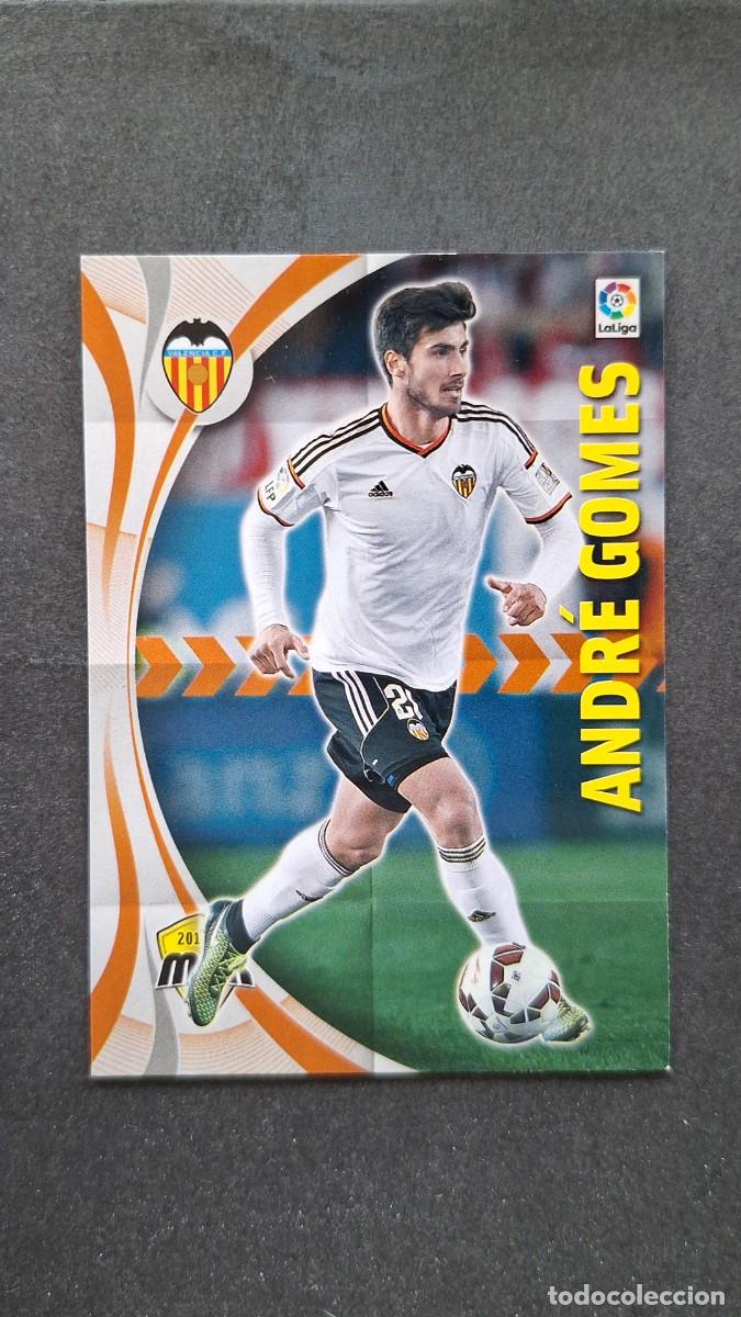 Figurine di Calcio: L1 ANDRE GOMES VALENCIA C. F. 499 PANINI MEGACRACKS 2015 2016 15 16