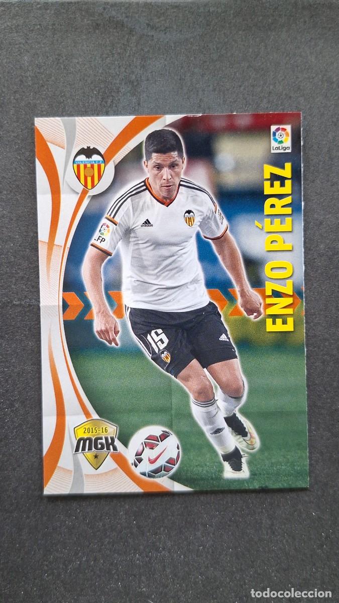 Figurine di Calcio: L1 ENZO PEREZ VALENCIA C. F. 501 PANINI MEGACRACKS 2015 2016 15 16