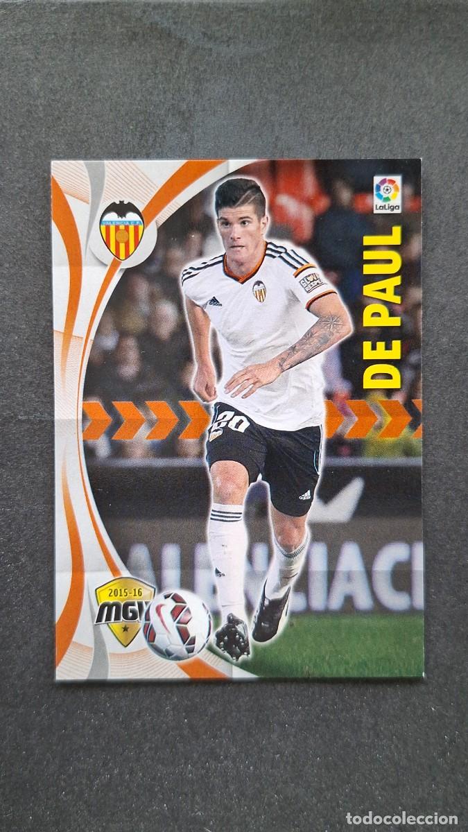 Figurine di Calcio: L1 DE PAUL VALENCIA C. F. 502 PANINI MEGACRACKS 2015 2016 15 16