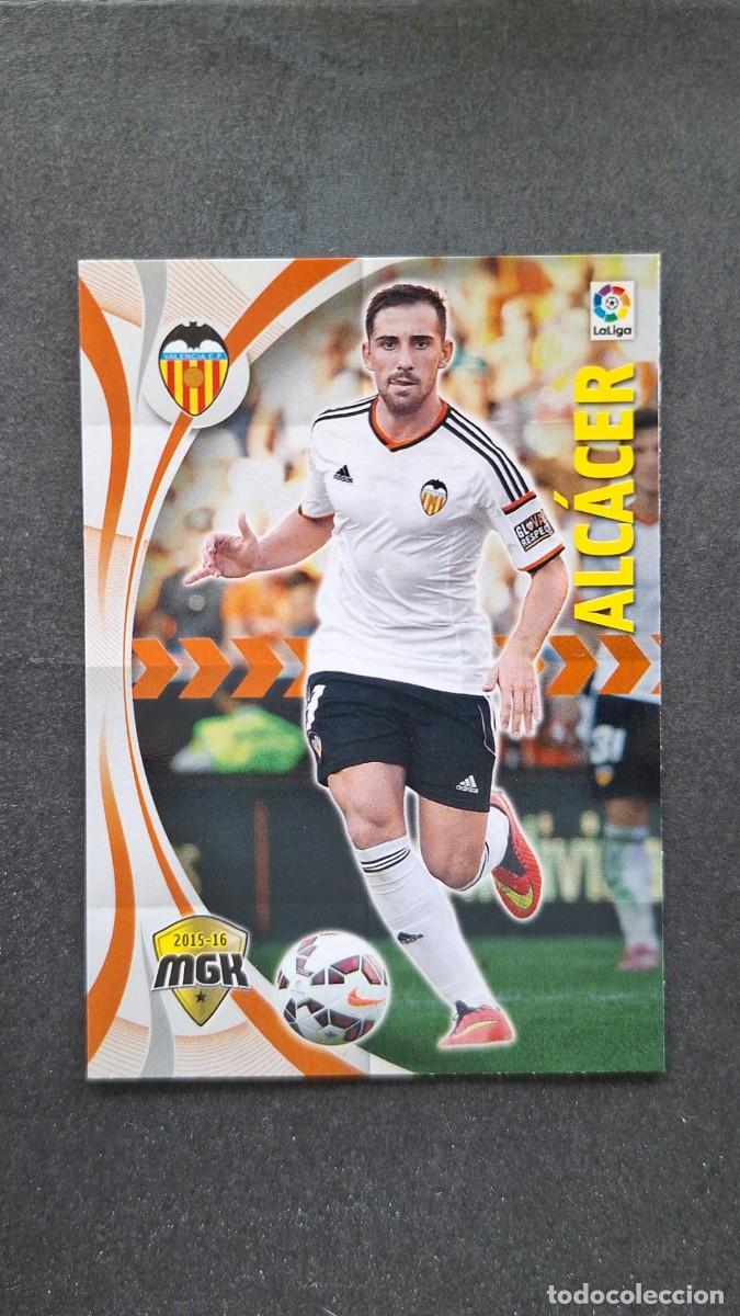 Football Stickers: L1 ALCACER VALENCIA C. F. 505 PANINI MEGACRACKS 2015 2016 15 16